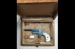 SOLD - Tom Weston Miniature 3mm Belmex Pistol - TWBMBSMOP1.A