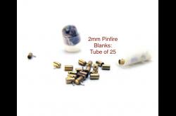 2mm PINfire BLANKS x 25 (Twenty-Five)