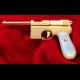 BROOMSTICK MAUSER: Made-To-Order-24K GOLD-PLATED-2mm Pinfire Gun