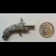 SOLD --- Austria Berloque-Nickel Scroll Grip Round Hammer & Trig